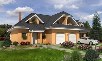 Beautiful semi-detached house project.